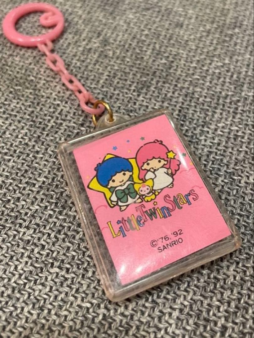 リトルツインスターズ アクリルキーホルダー 1992年製　レトロ　レア