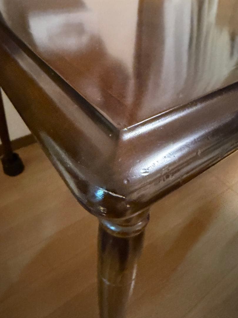 猫脚　キツツキ飛騨産業　ダイニングテーブル　天然木カバ単板