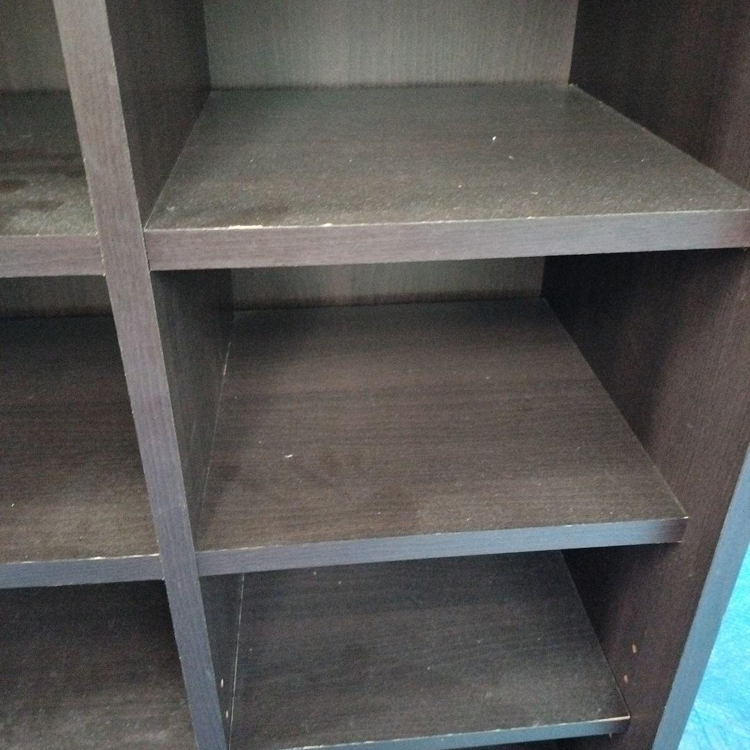 こげ茶靴箱・下駄箱・シューズラック（最下段等の削れ要確認）