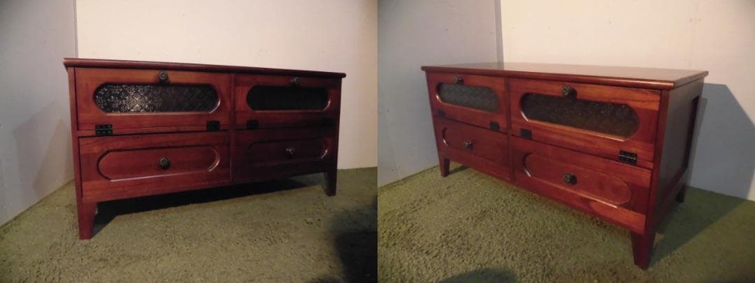 送料無料アウトレット【展示品・新品】天然木★北欧風★レトロモダン★ローボード９０