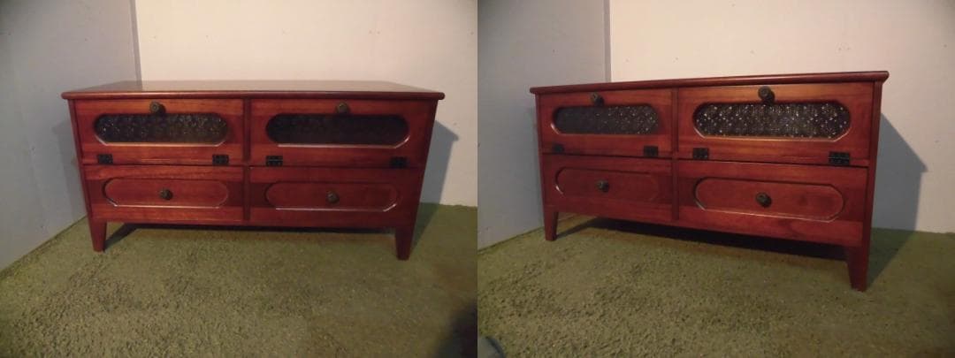 送料無料アウトレット【展示品・新品】天然木★北欧風★レトロモダン★ローボード９０