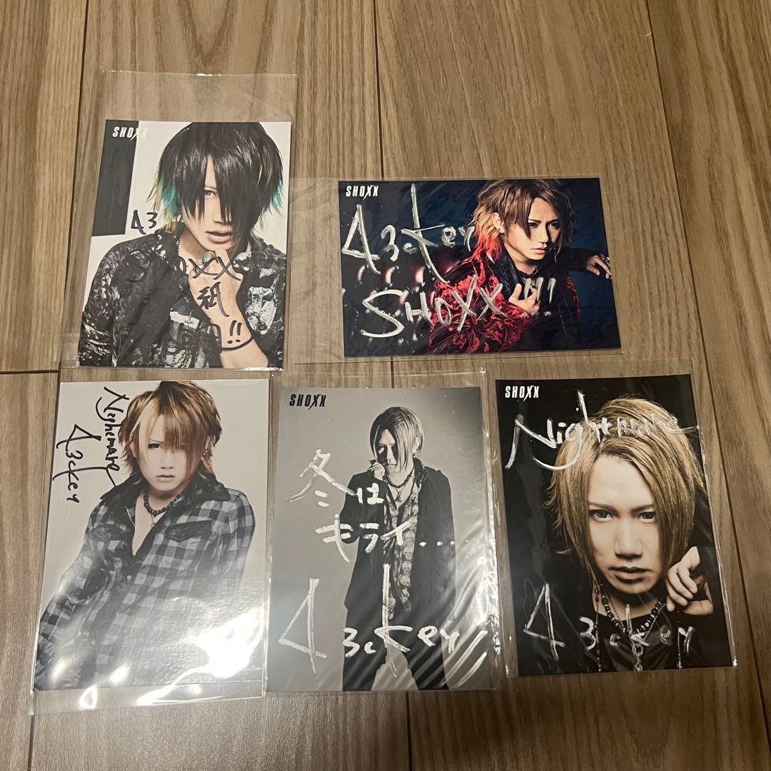 黄泉　サイン入り写真　SHOXX 5枚セット　YOMI