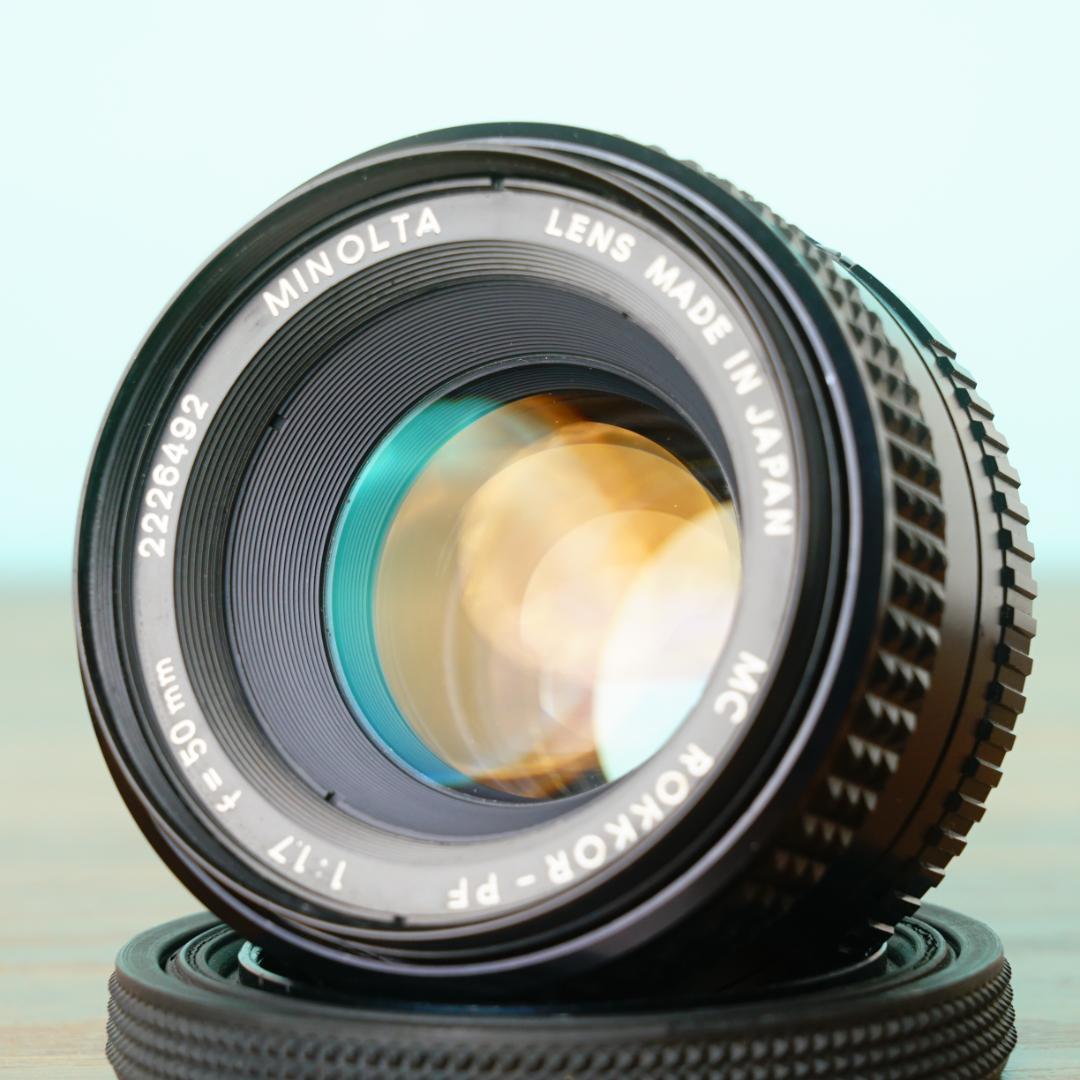 ミノルタ MC ROKKOR-PF 50mm f1.7 オールドレンズ 92
