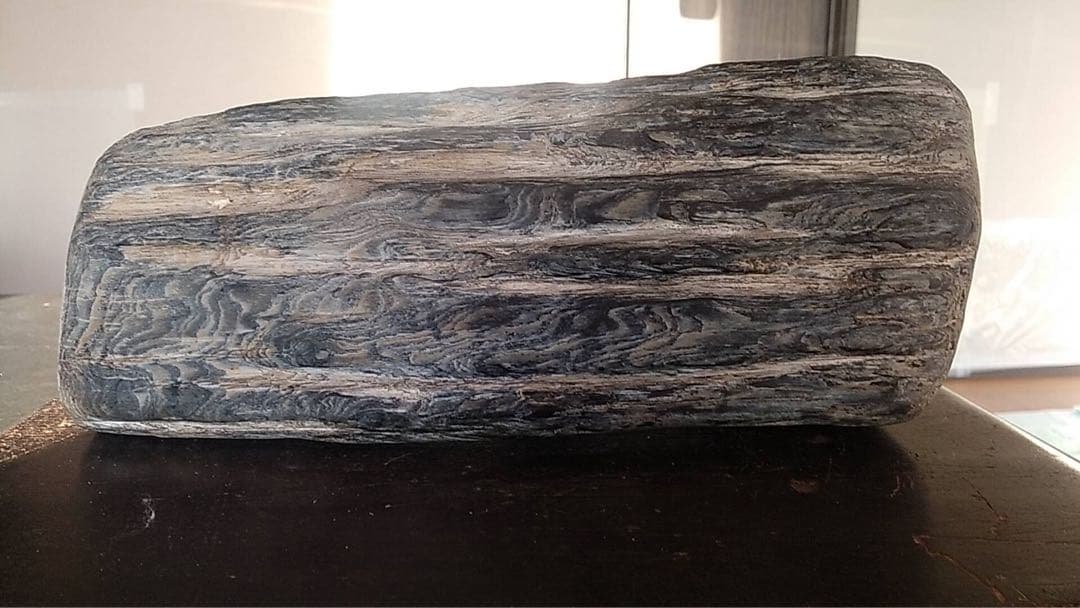 化石　珪化木　木化石　天然石 鑑賞石　水石　ビンテージ　古道具
