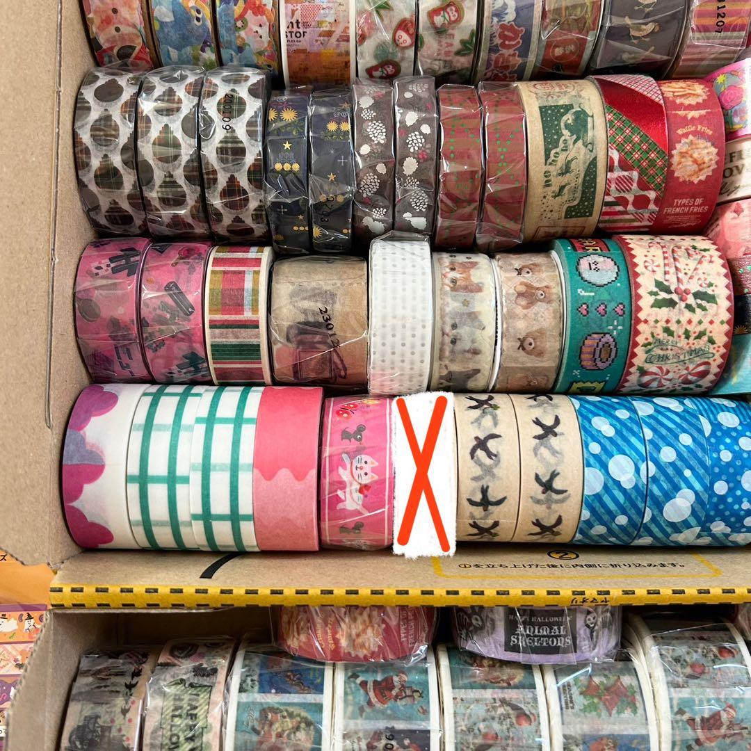 【121個】マスキングテープ まとめ売り（カモ井、mt、100均）