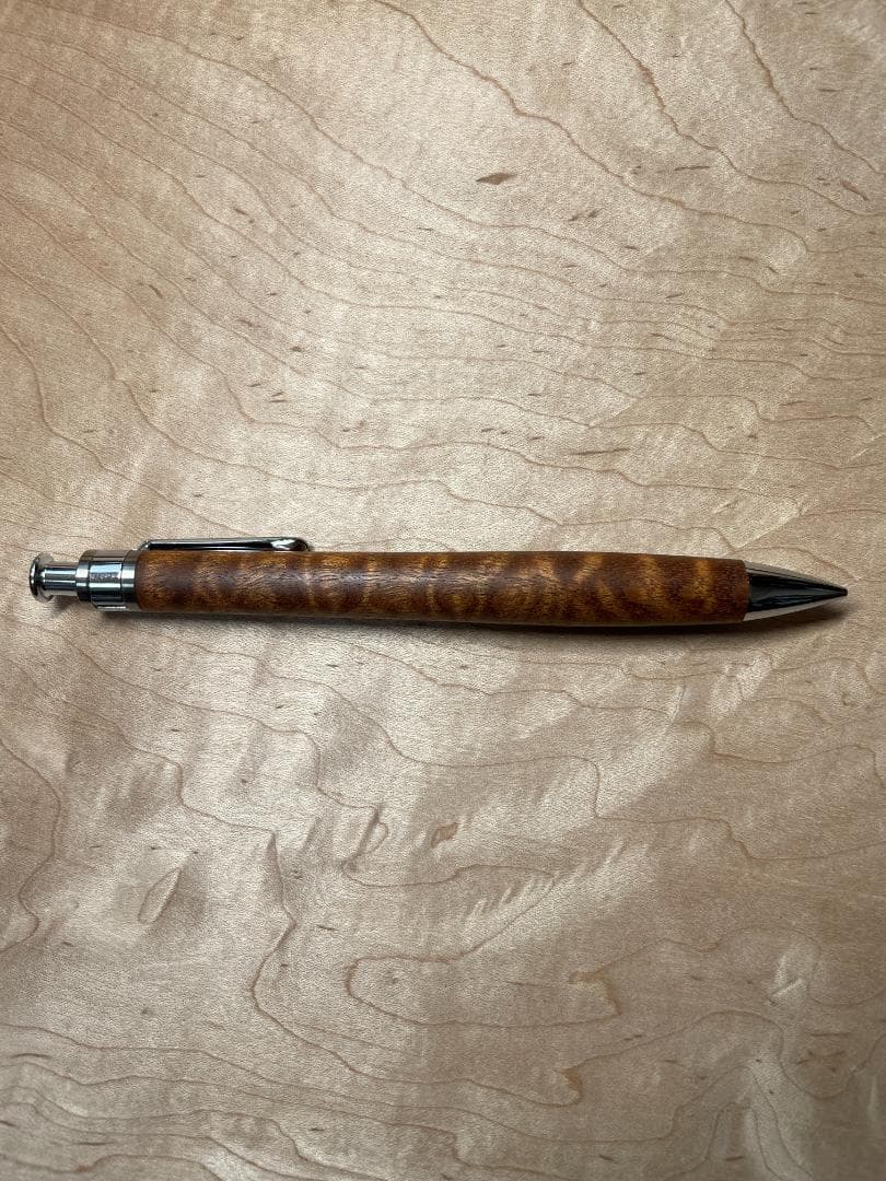 【工房楔 木軸ペン】サペリ杢