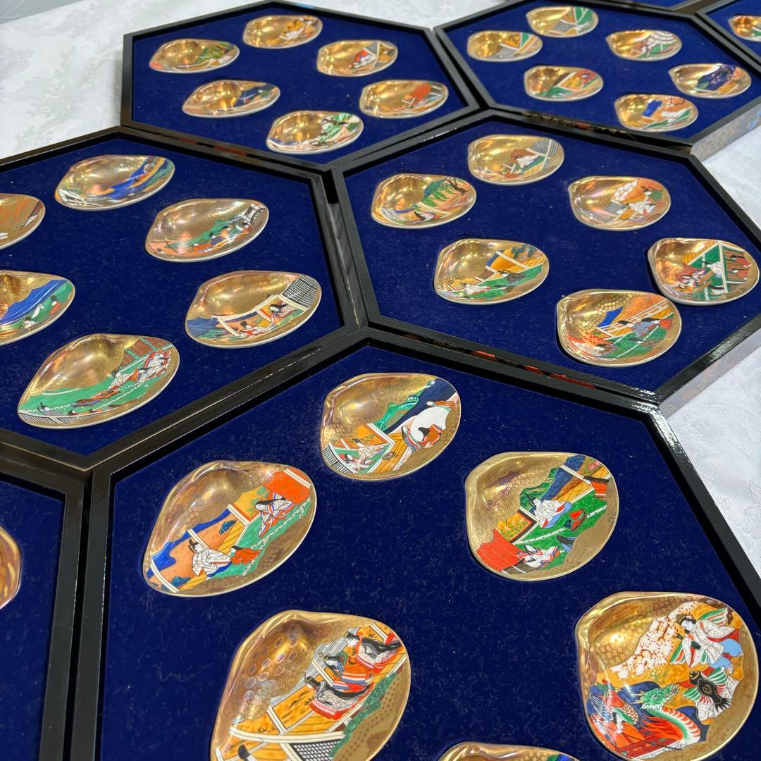 フランクリン画廊　貝桶　源氏物語　徳川美術館　貝合わせ