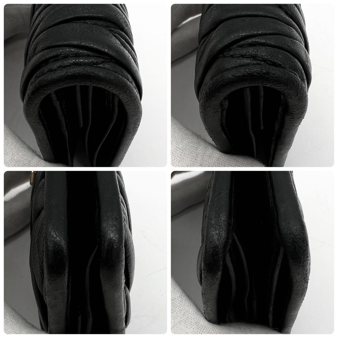 【希少✨】 MIUMIU ミュウミュウ マテラッセ ナッパレザー ブラック 黒