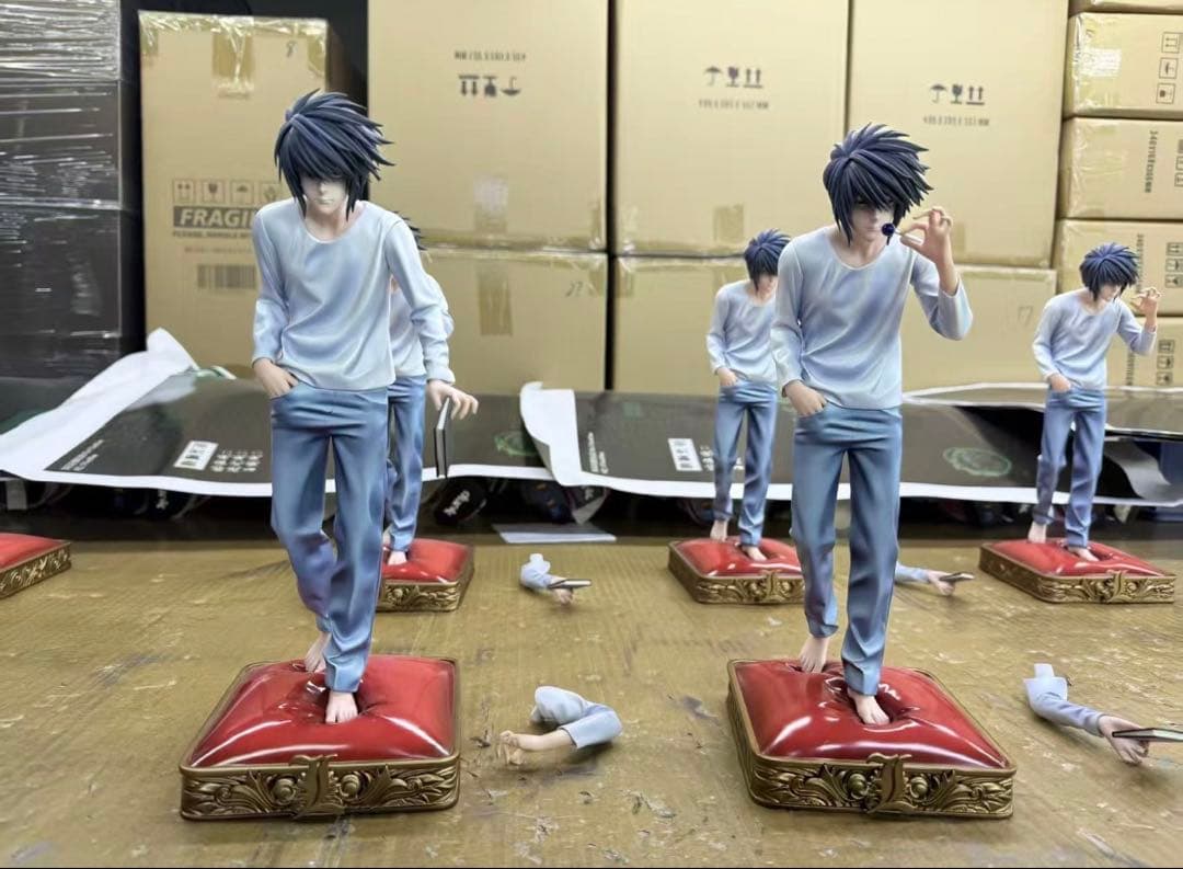 デスノート エル・ローライト L ガレージキット ガレキ スタチュー③