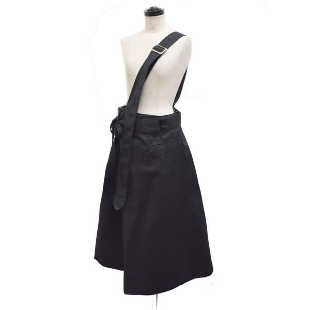 KIDILL×Dickiesサスペンダー付きハーフパンツ ブラック