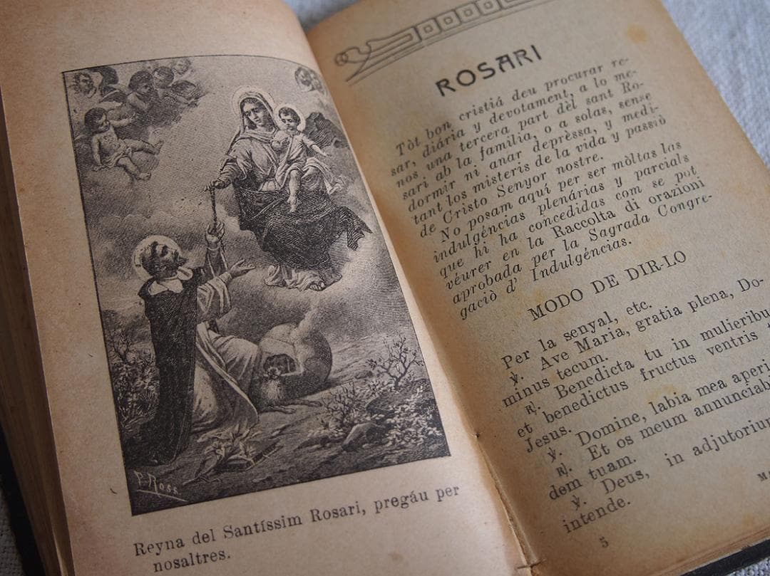 カトリック 古い本ミサ典礼書 MISAL 1913年 キリスト /K268