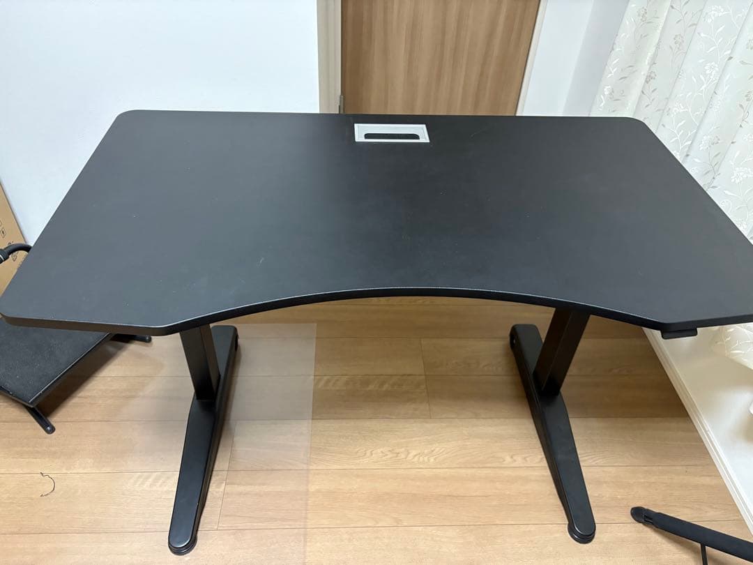 昇降デスク ガス圧 昇降 デスク 付W120×D68×H74.5～115.5cm