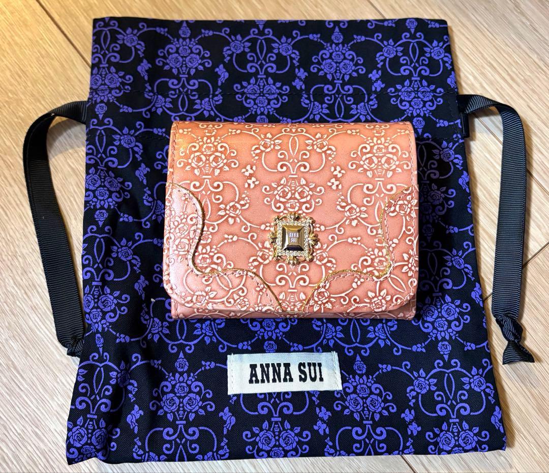 新品未使用♡ANNA SUI アナスイ　ルーミー 二つ折り財布　財布