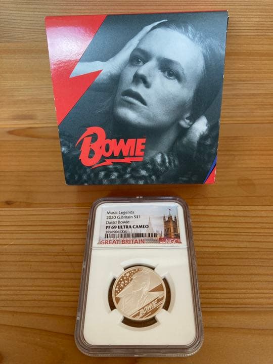 ミュージックレジェンド　1ポンドプルーフ銀貨