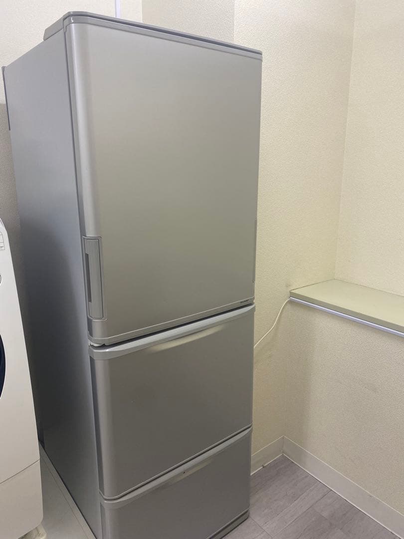 シャープノンフロン冷凍冷蔵庫SJ-W351E-S