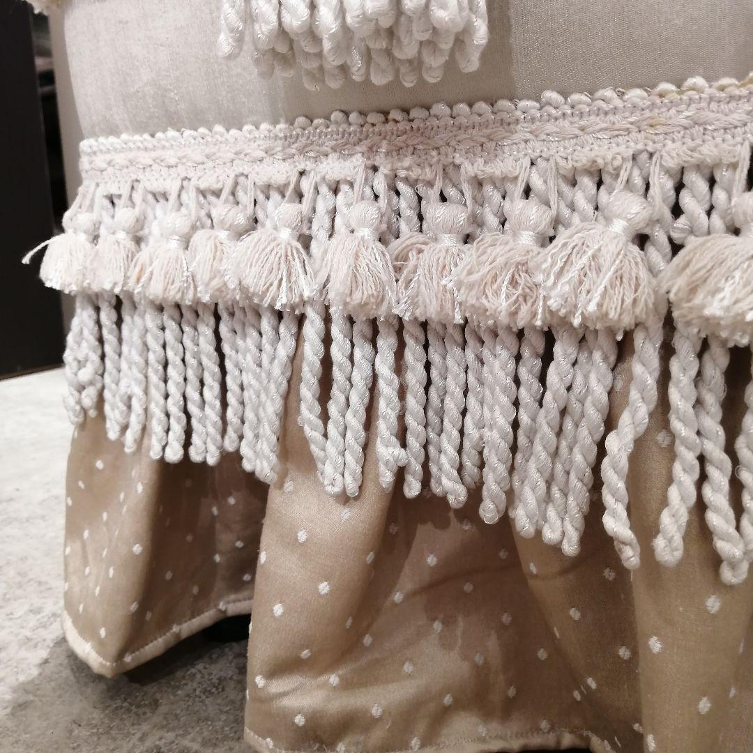 Φ【美品】ジェニファーテイラー Heirloom オットマン フットスツール ①