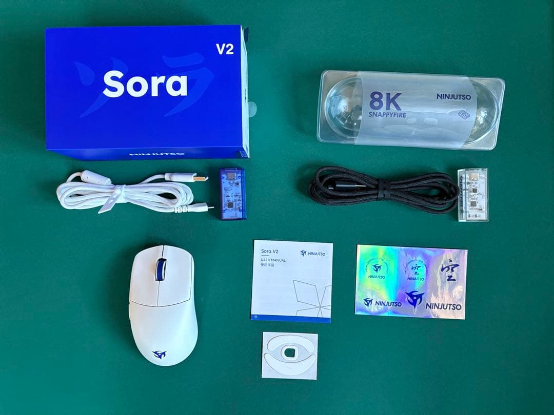 マウス・トラックボール Ninjutso Sora V2 + 8K Receiver