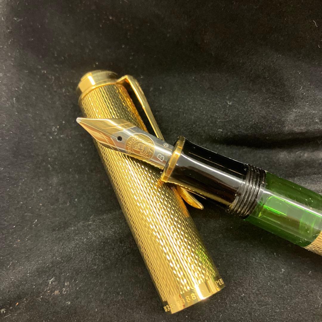 Pelikan M760ペリカン150周年記念 18K B木箱付 未使用品