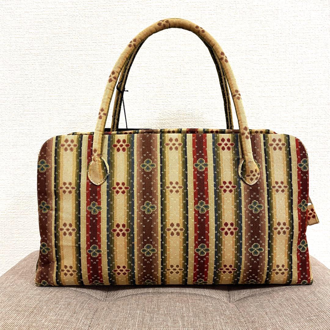 よし野　龍村美術織物　利休バッグ