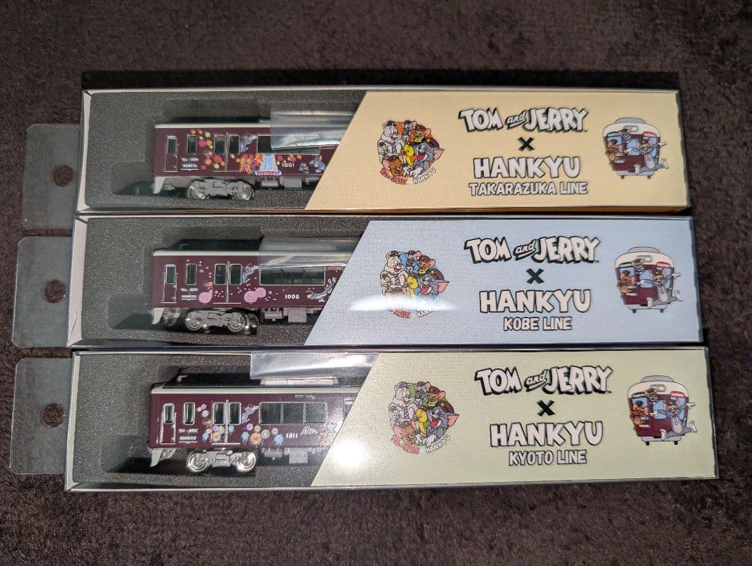 トムとジェリー 阪急電鉄 　コラボ Nゲージ 3両セット