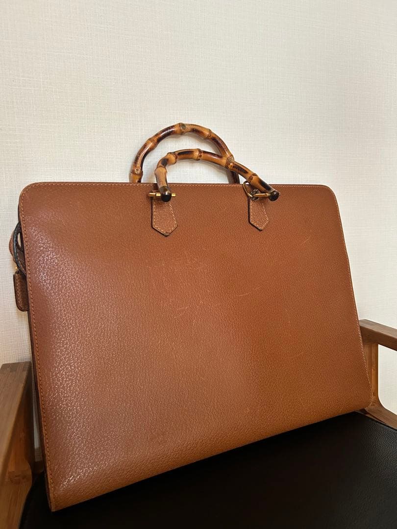 グッチビジネスバッグ　バンブー2way