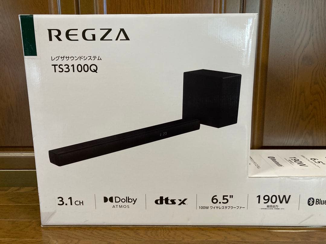 【新品未使用 1年保証付】REGZA TS3100Q サウンドバー