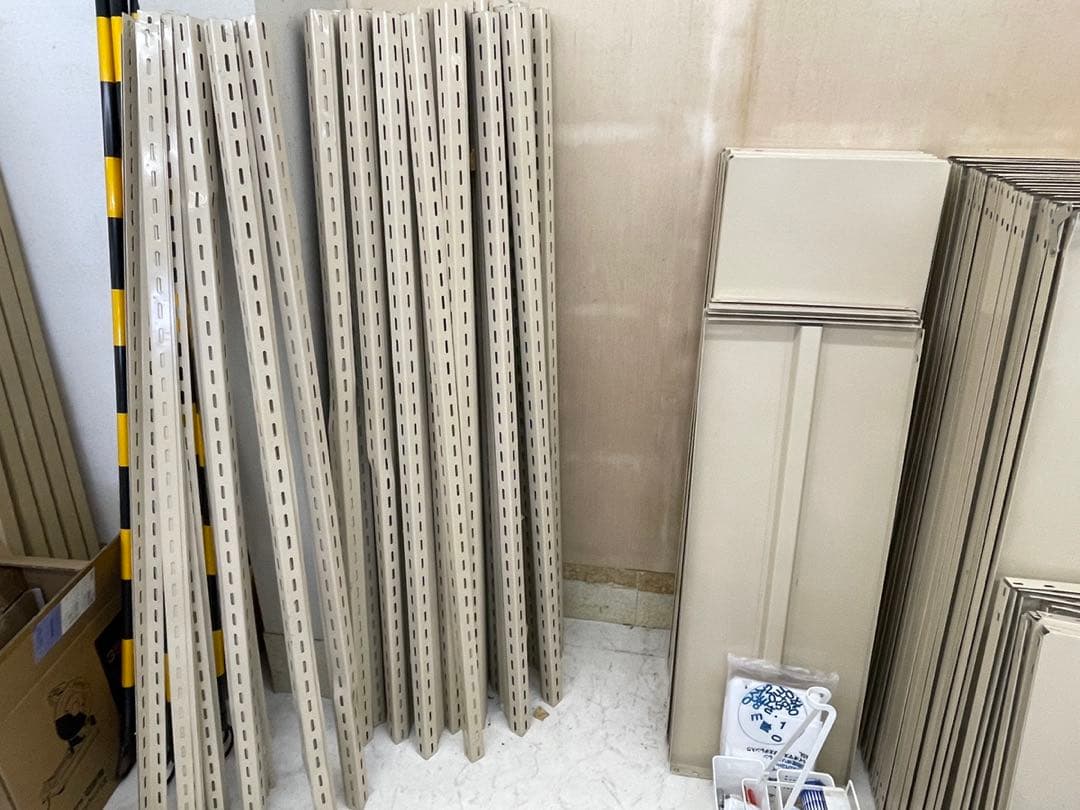 スチールラック 180×45×180 5段 ベージュ 1台分 福井県引き取り限定