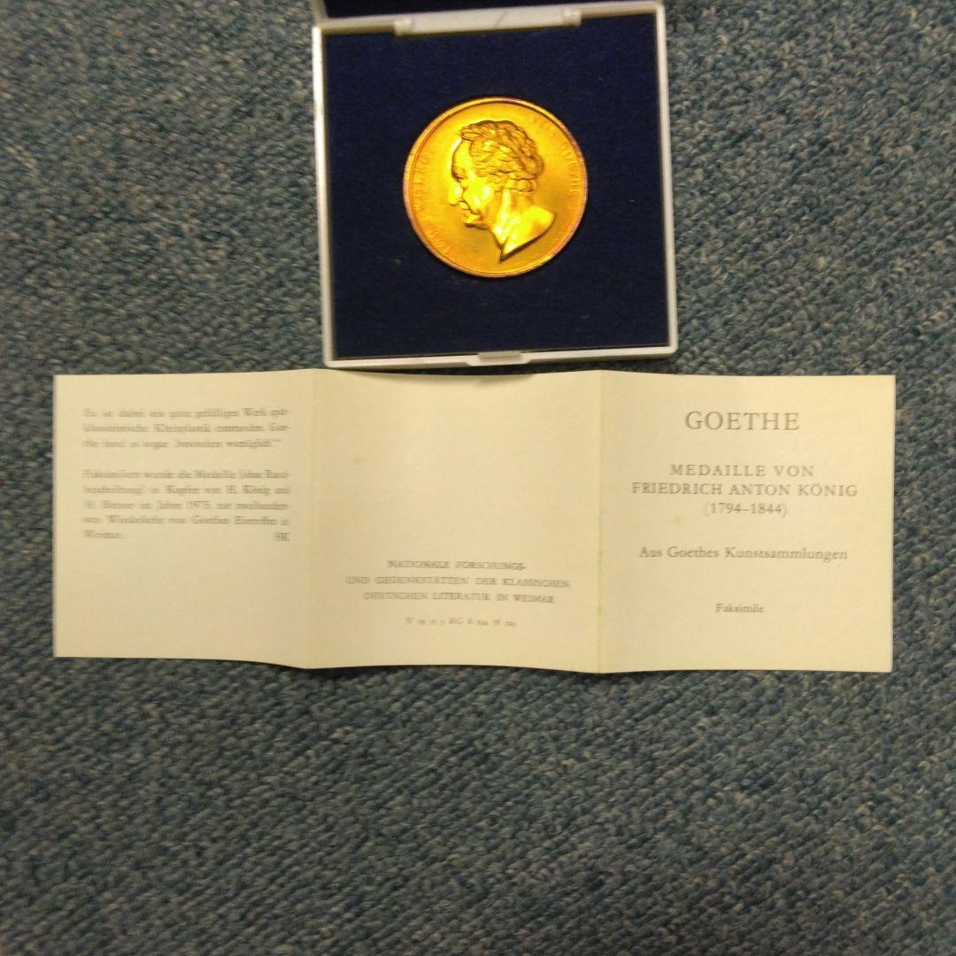 GOETHE メダイル von FRIEDRICH ANTON KÖNIG