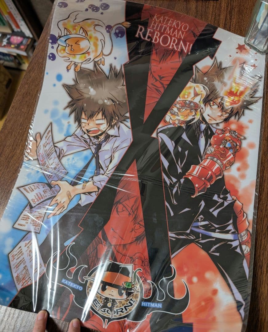 CF2011 限定 A3クリアポスター 家庭教師ヒットマンREBORN 沢田綱吉