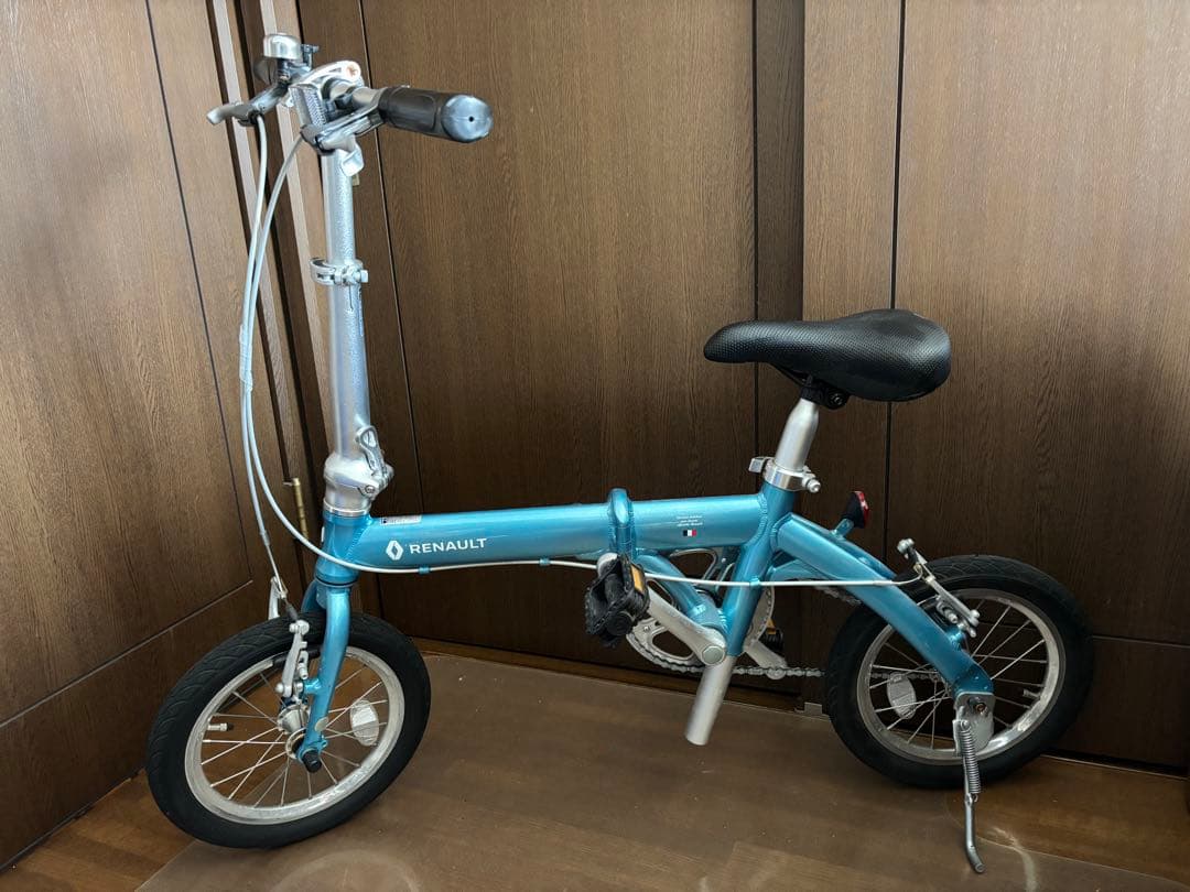 RENAULT 折りたたみ自転車 青