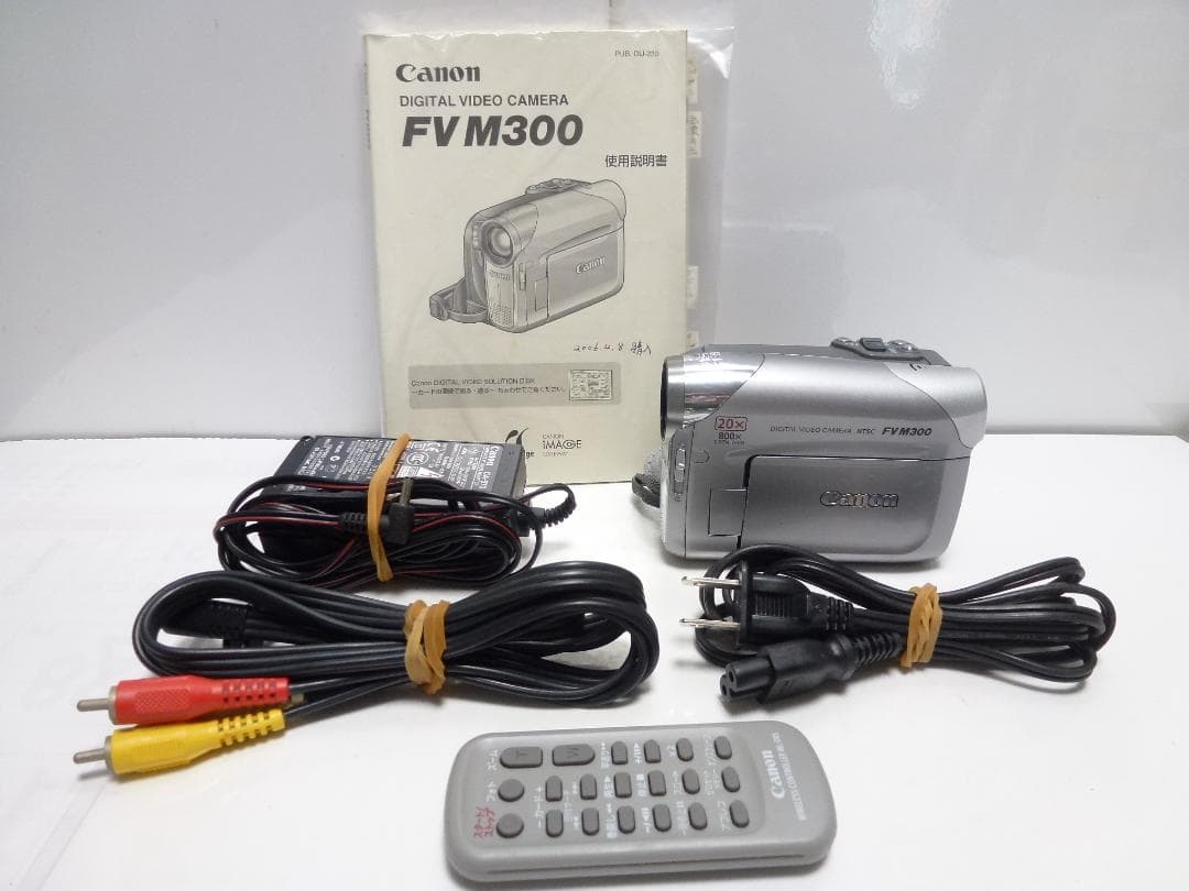 希少　大人気　動作品　キャノンビデオカメラ　FV M300 　Mini DV