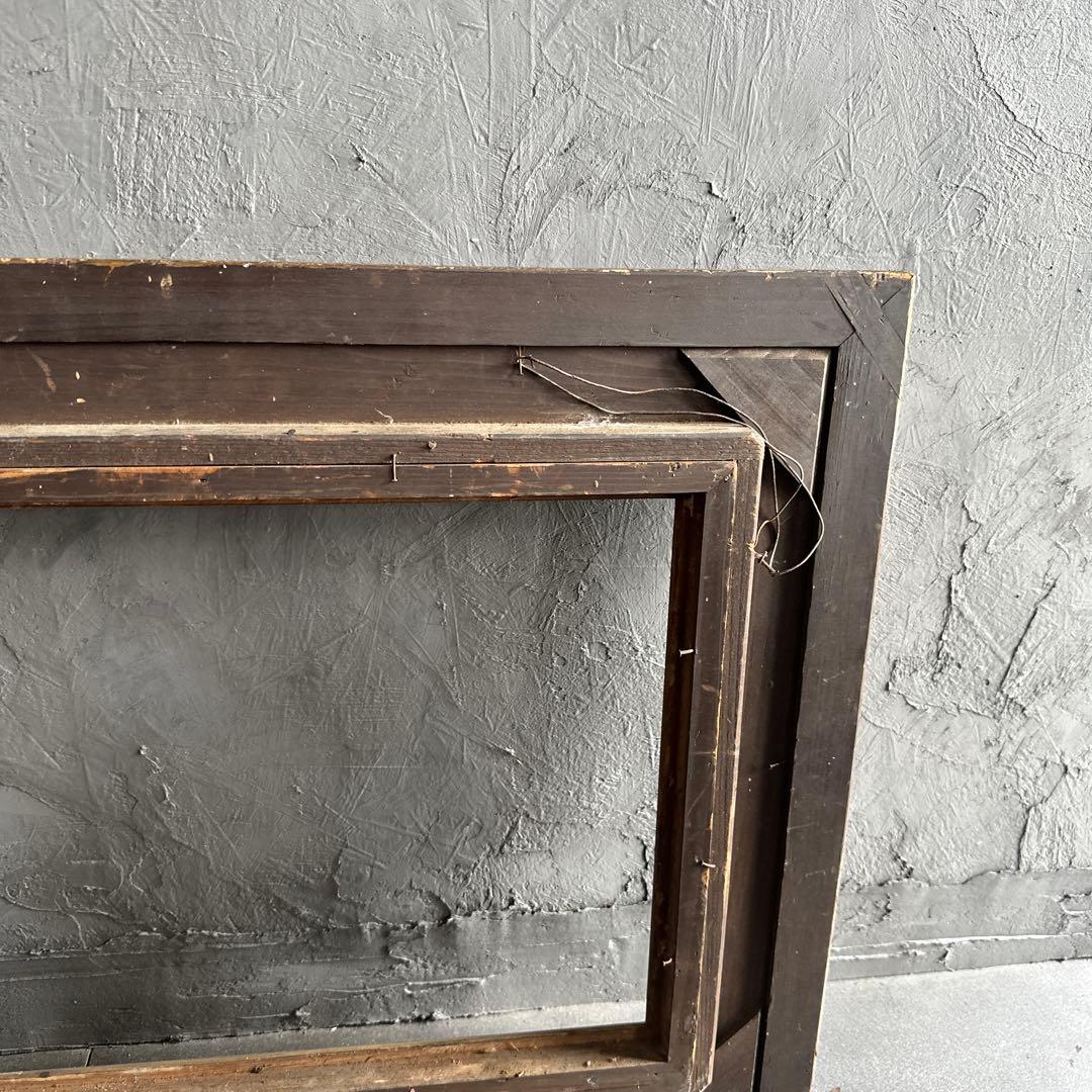 瞬間大幅お値下げ❣️希少品❣️アンティーク　木製額縁　ディスプレイに！