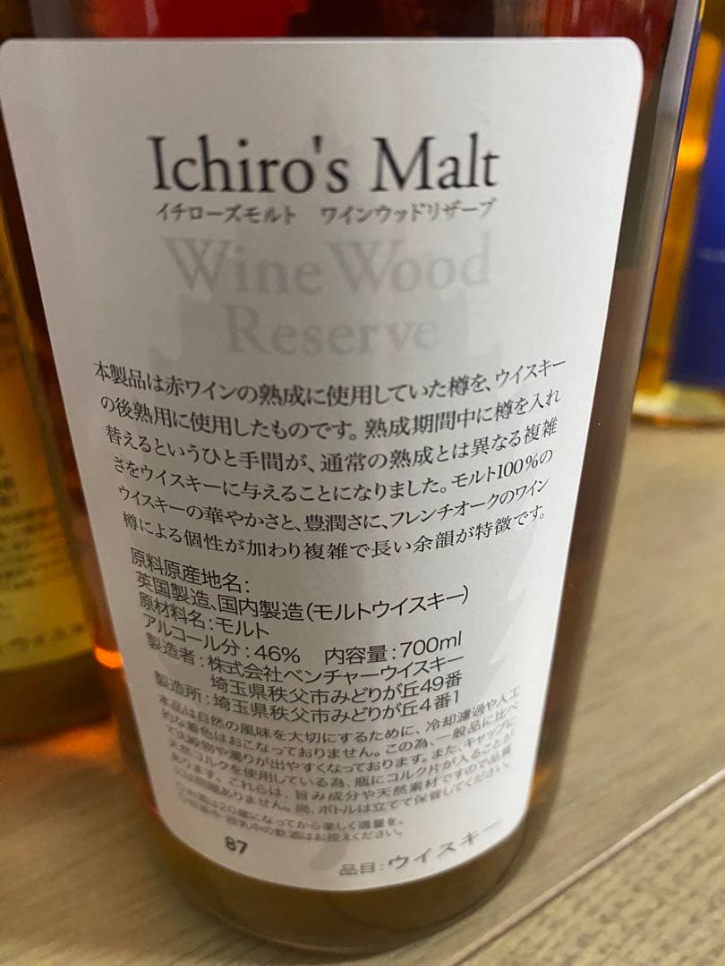 イチローズモルト 4本セット