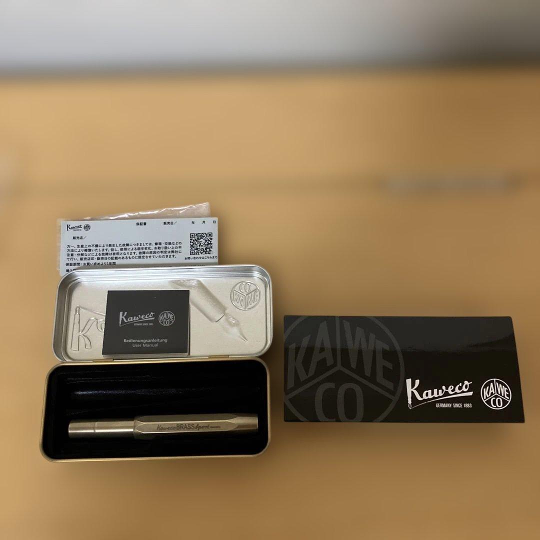カヴェコ ブラススポーツ 万年筆 EFニブ交換済み