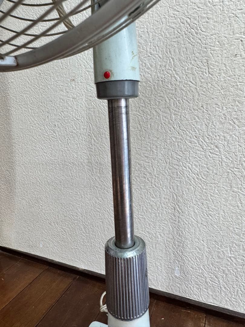 動作確認済み 当時物 National ナショナル扇風機　F-30HL 緑羽根