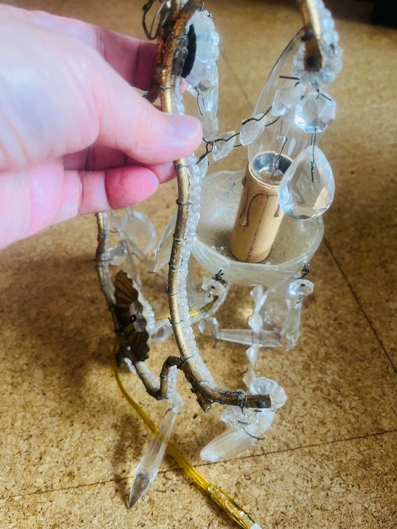 シャンデリア　ヴィンテージ品　おまけ付き