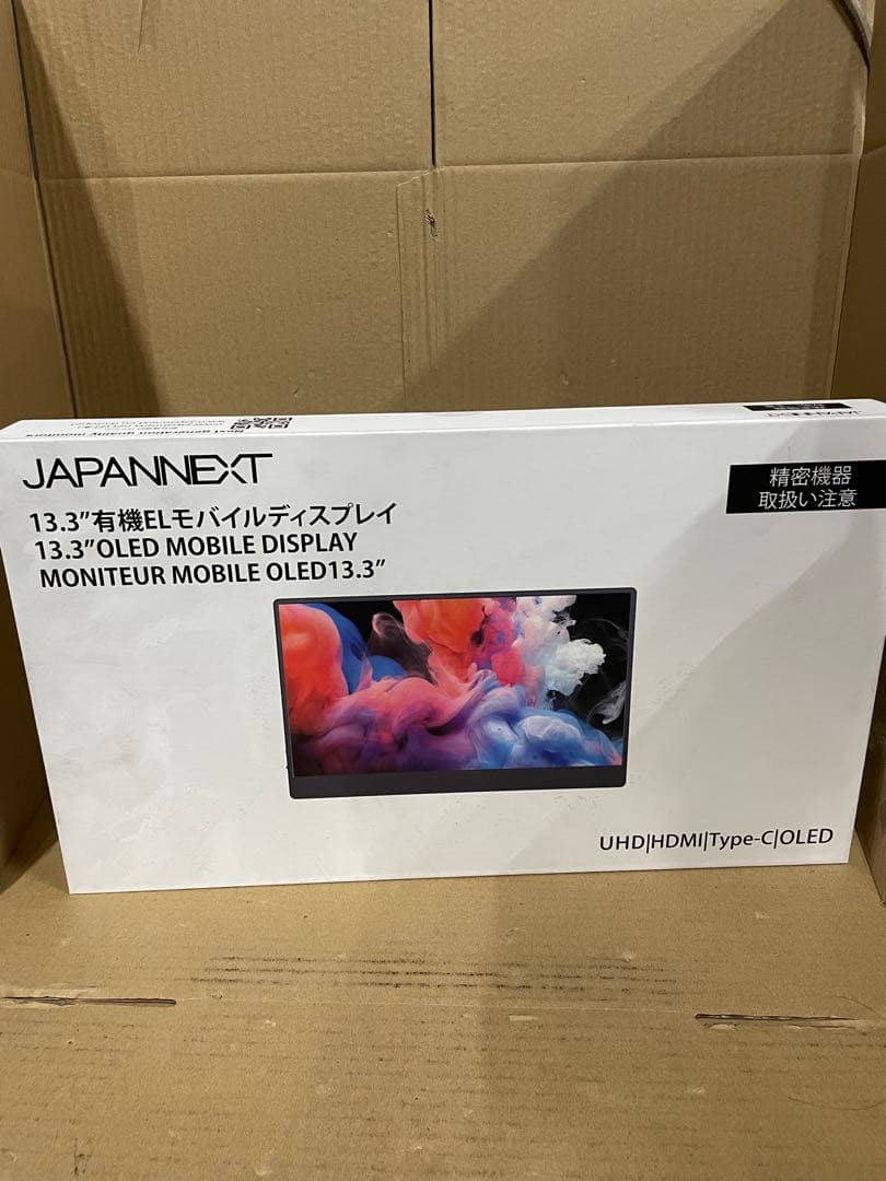 JAPANNEXT製 13.3インチ モバイルモニター 4K OLED