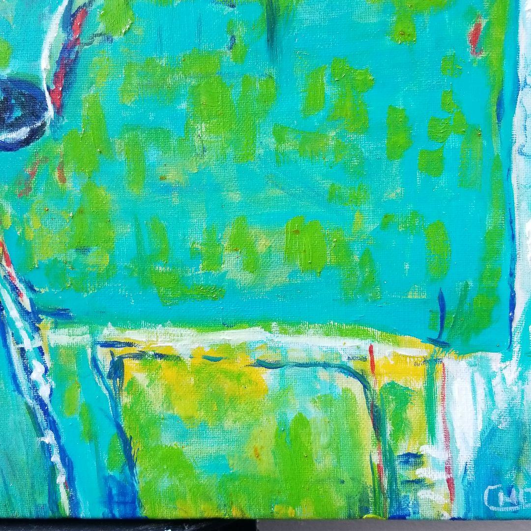 キャンバス 油絵　専用　カラフルCOWS  　1