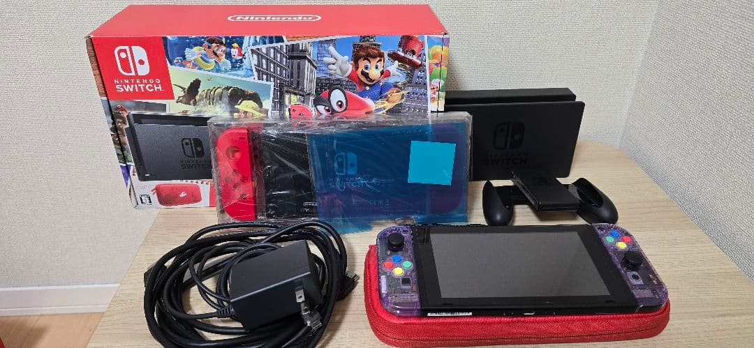 Nintendo Switch 本体 マリオ同梱版　シェル交換品