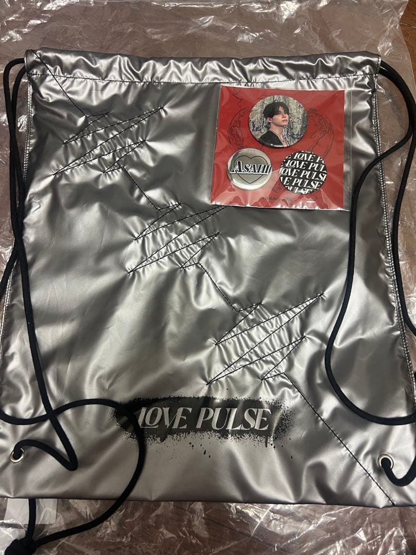 TREASURE 韓国 POPUP アサヒ 缶バッジ ナップサック