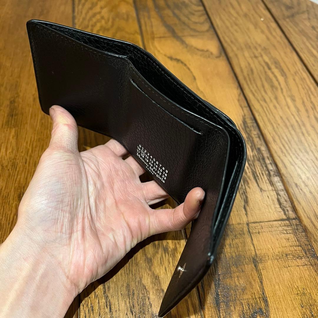 Maison Margiela トリフォールドウォレット　ブラック