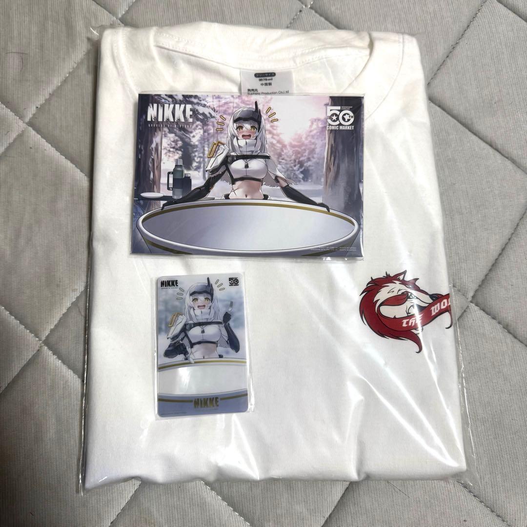 C107 NIKKE ラビ　レッドフード　コミケ　Tシャツ