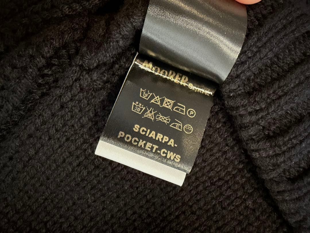 moorer カシミヤマフラー pocket cws