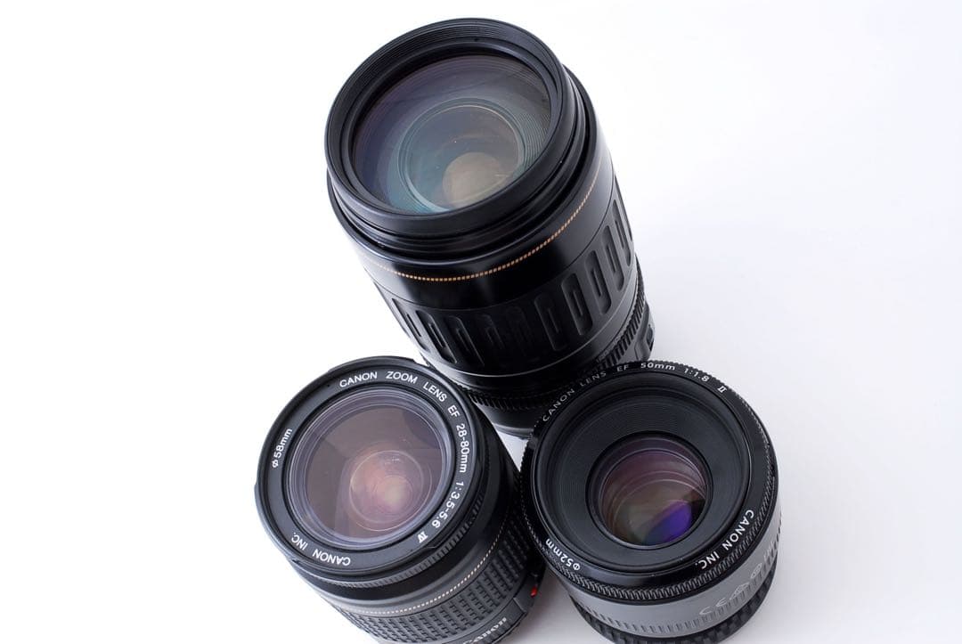 ☆ Canon EOS 9000D 標準&望遠&単焦点トリプルレンズセット☆