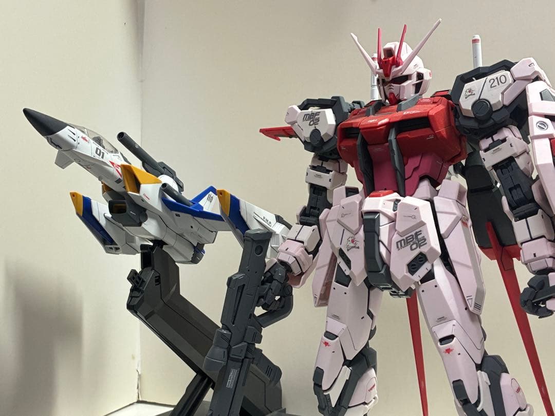 PG ストライクルージュ　スカイグラスパー　完成品　ガンプラ