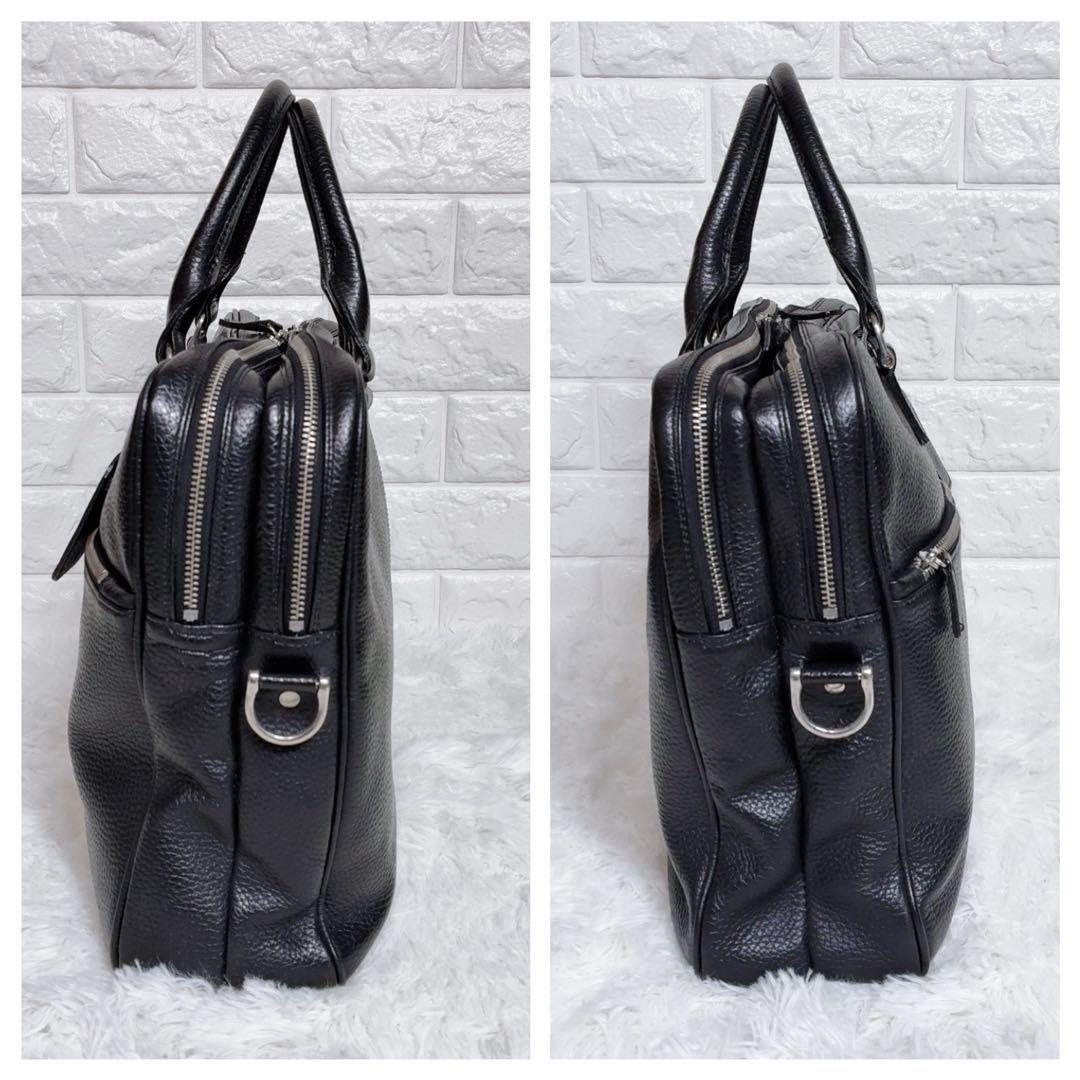 BARNEYS NEWYORK レザー 2way ショルダー A4 通勤 仕事