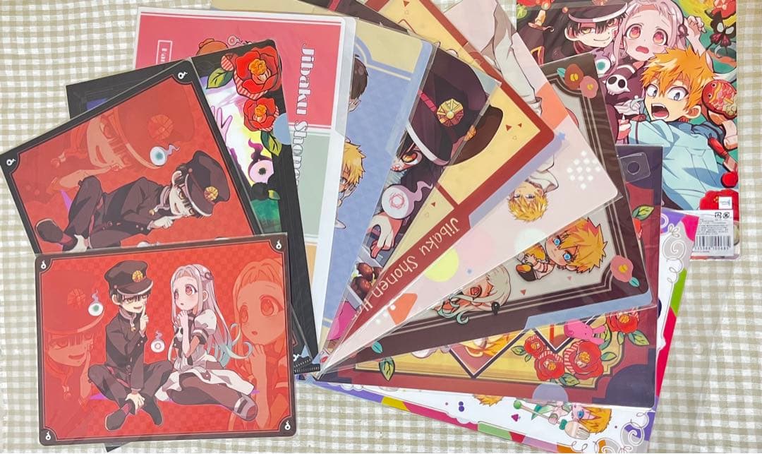 地縛少年花子くん 下敷き クリアファイル 12点