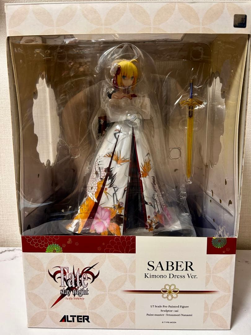 週末限定値下げ Fate セイバー 着物ドレスver フィギュア アルター