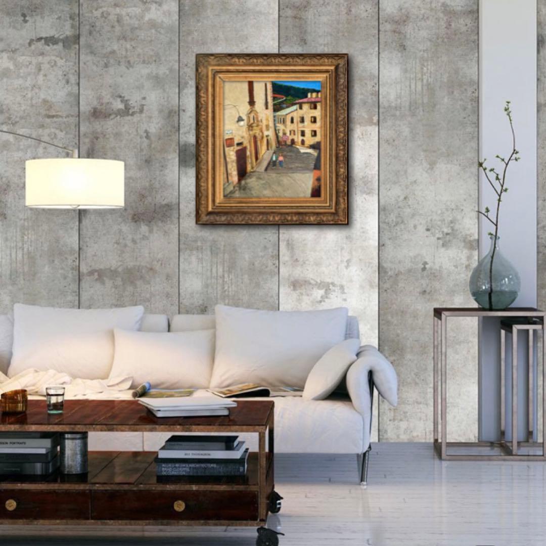 イタリア 風景画 F10 油絵 oil painting art