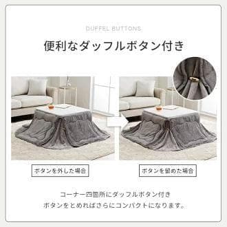 円形 こたつ 本体＋こたつ布団 2点　計3点セット 丸